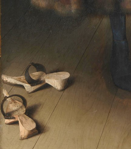 Detalle de los zuecos