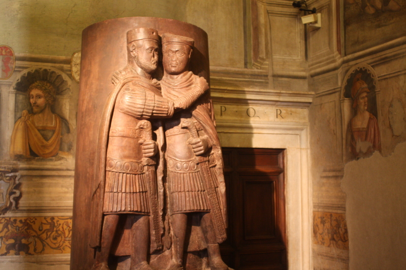 Copia de los Cuatro Tetrarcas en el Museo della Mura (Roma)