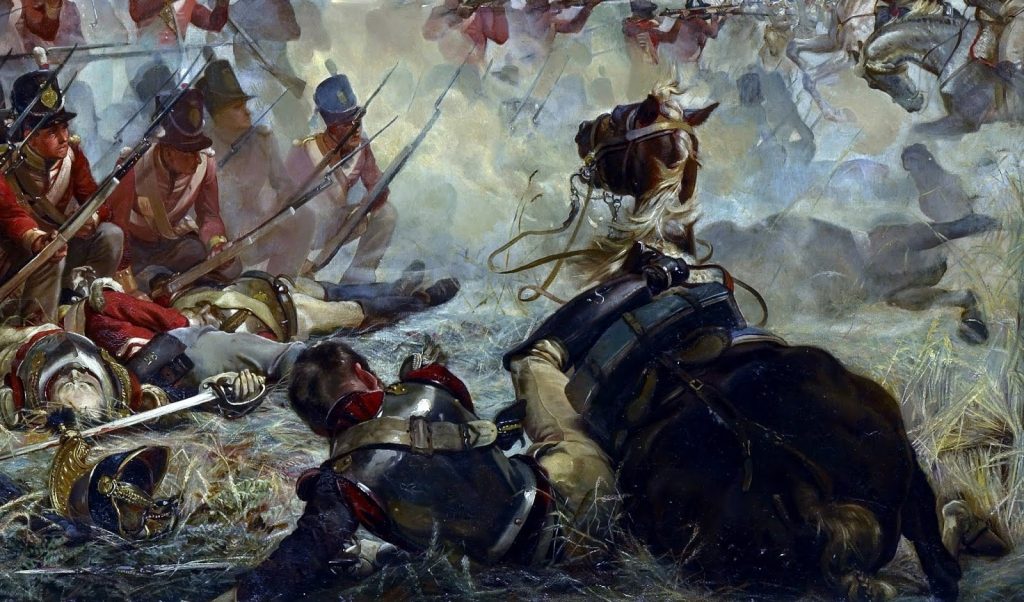 Detalle Quatre Bras. Elizabeth Southerden Thompson, Lady Butler.  Detalle Quatre Bras (1815), Elizabeth Southerden Thompson, Lady Butler