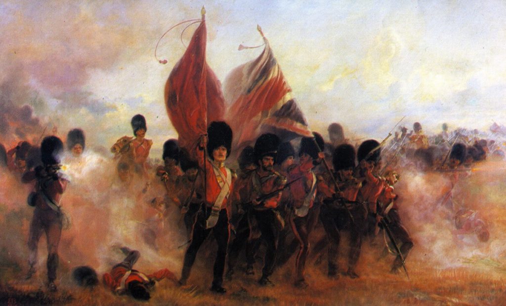 The Colours Advance of the Scots Guards at the Alma. Elizabeth Southerden Thompson, Lady Butler. The Colours Advance of the Scots Guards at the Alma 1899, Elizabeth Southerden Thompson, Lady Butler