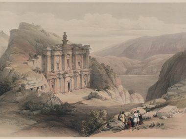 Ciudad perdida de Petra de David Roberts