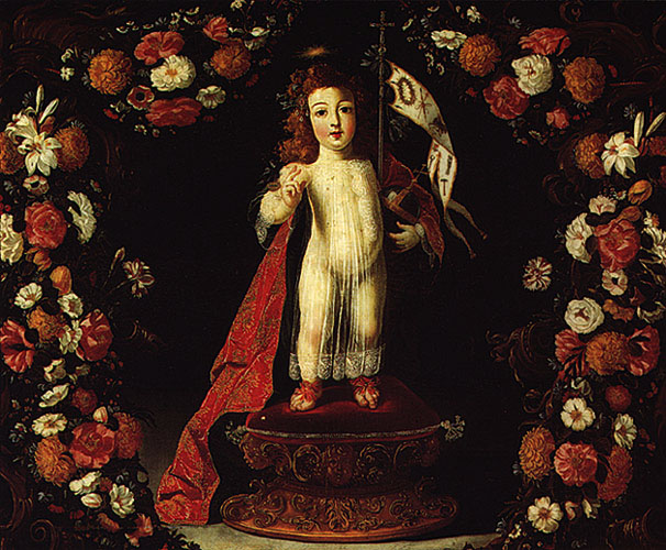 Jesús niño Salvator Mundi 1673