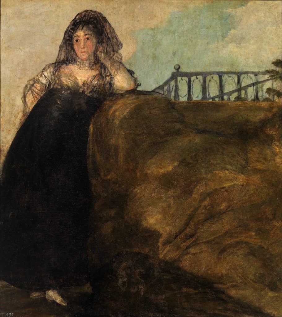Una Manola: Leocadia Zorrilla de Francisco de Goya y Lucientes (Museo del Prado) 1820-1823