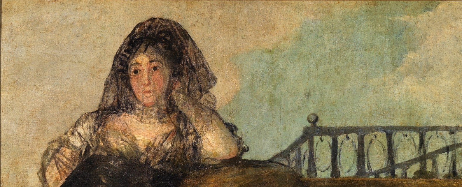 Una Manola: Leocadia Zorrilla de Francisco de Goya y Lucientes (Museo del Prado) 1820-1823