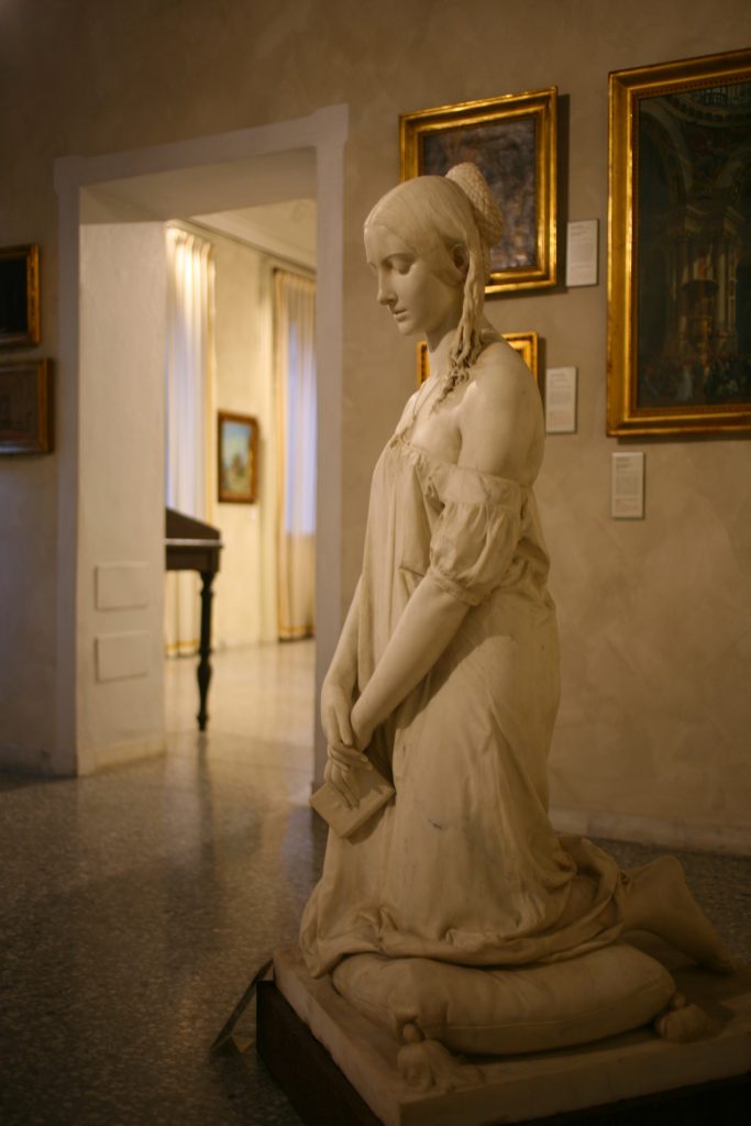 “La Oración por la mañana”, de Vicenzo Vela (1847, Palazzo Morando, Milán).