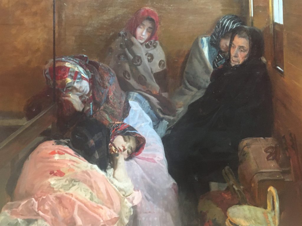 Detalle de Trata de Blancas de Joaquin Sorolla y Bastida (1894) (Museo Sorolla) (Foto: Sofia Muñoz)