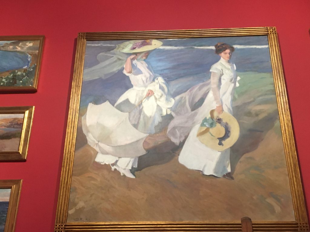Paseo a Orillas del Mar de Joaquín Sorolla y Bastida (1909) (Museo Sorolla) (Foto: Sofia Muñoz)