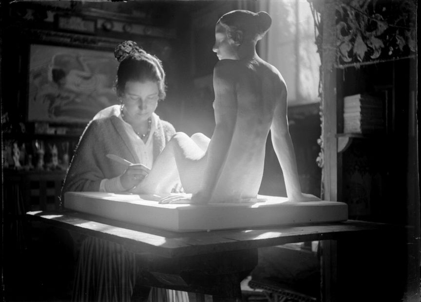 Helena Sorolla en su estudio.