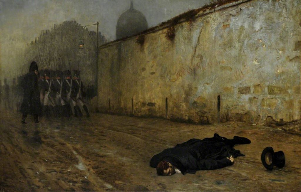 La ejecución del Mariscal Ney de Jean Leon Gerome (Sheffield Museums Sheffield , Graves Gallery)