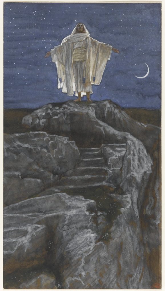 Jesús sube solo a la montaña para orar (1886-1894) (Brooklyn Museum)  de James Tissot