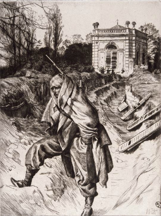 La Grand Garde (1878), Souvenir du siège de Paris de James Tissot