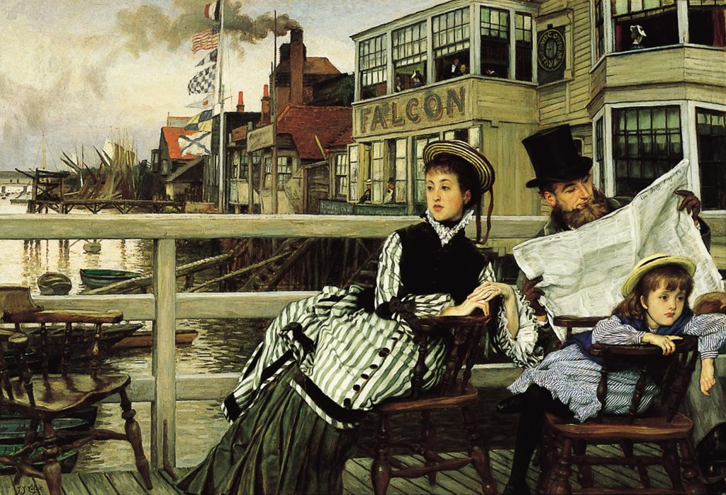 Waiting for the Ferry at the Falcon Tavern (1874) (Speed Museum, Louisville) de James Tissot