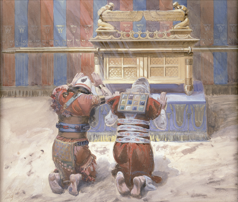 Moses and Joshua in the Tabernacle," (1896-1902)  (Brooklyn Museum) de James Tissot