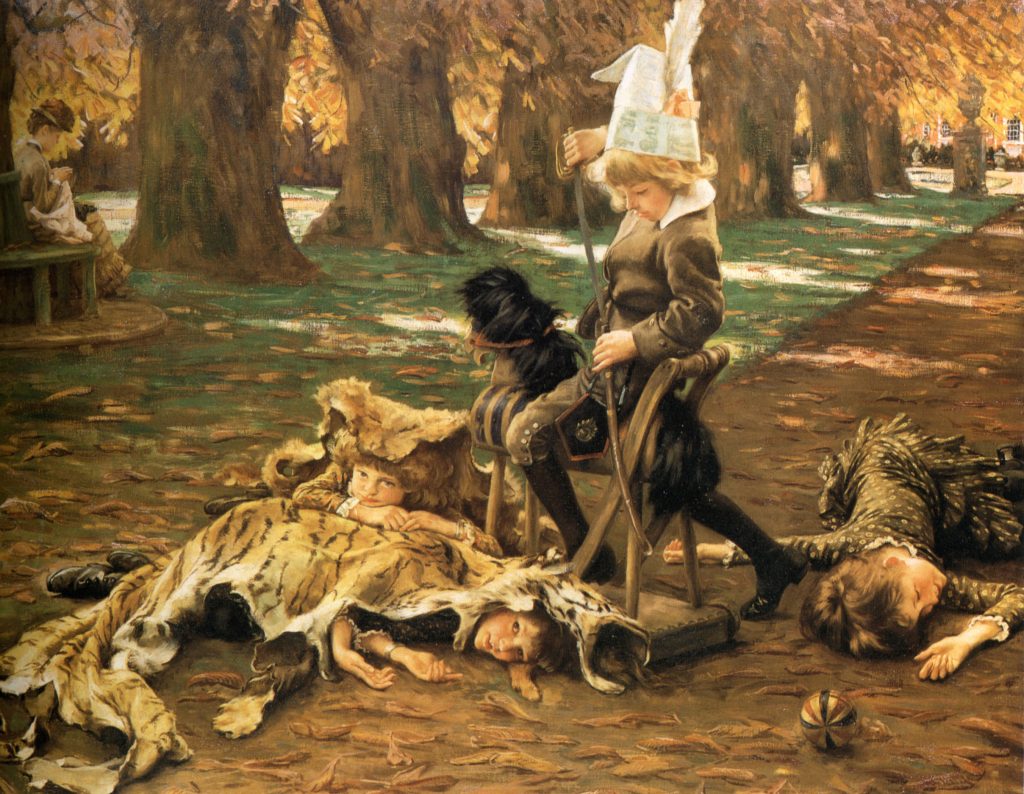 Un pequeño Nimrod (1882) de James Tissot (Colección privada)