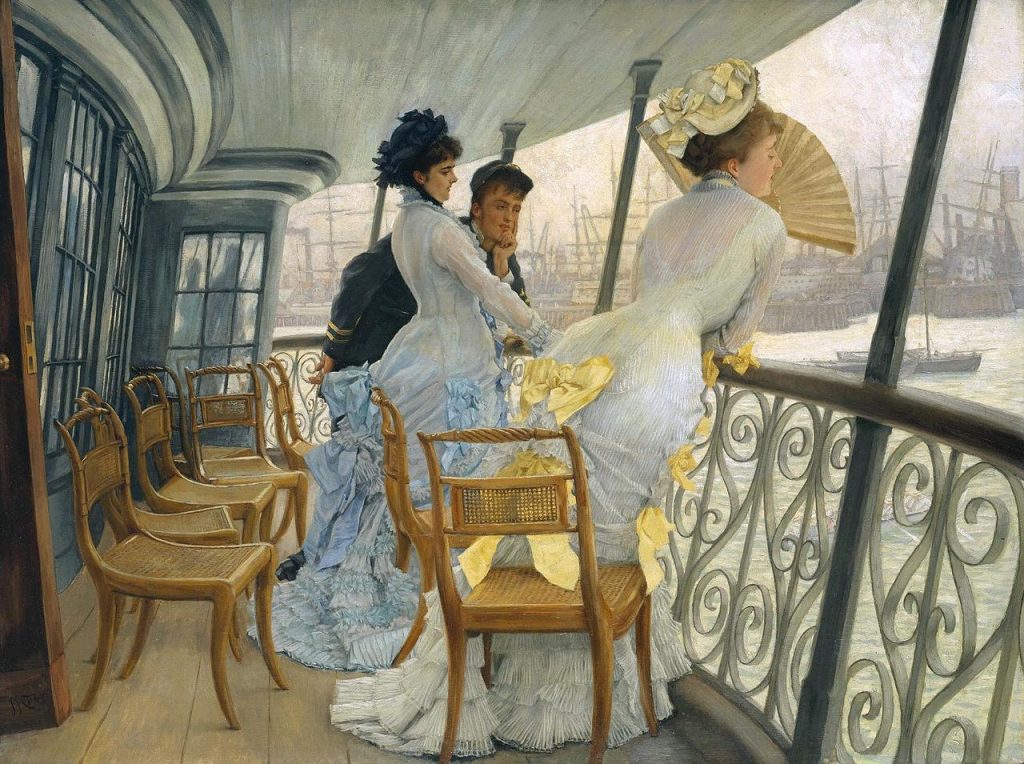 The Gallery of HMS 'Calcutta' (Portsmouth), 1876 (Tate Britain) de James Tissot