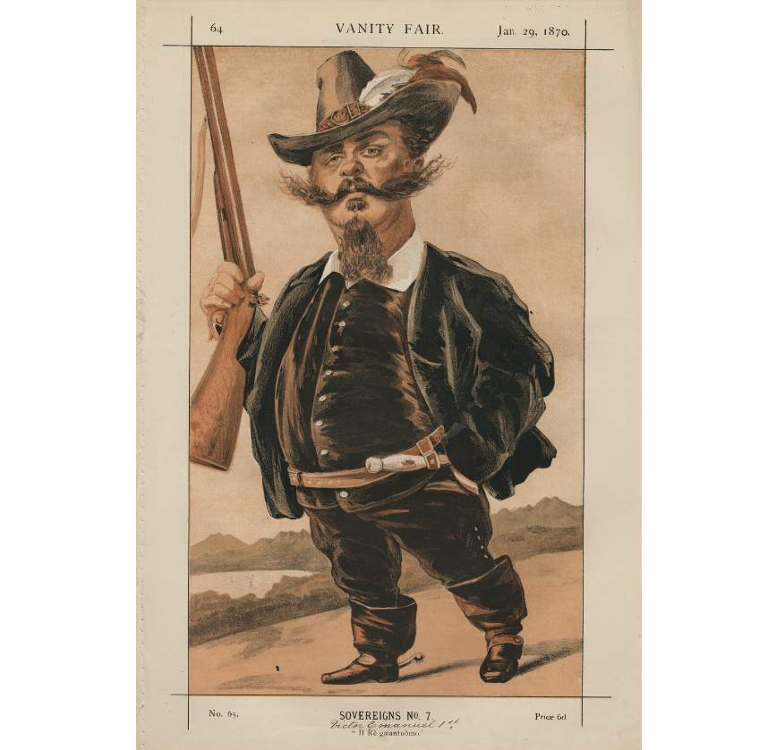 First Previous 16 OF 68 NextLast Victor Emmanuel II, King of Italy ('Sovereigns No. 7.') Vanity Fair de James Tissot
