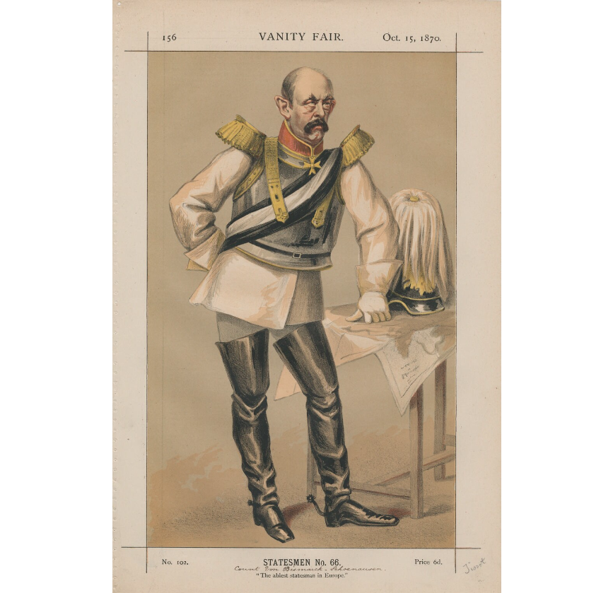 Prince Otto Edward Leopold von Bismarck-Schonhausen ('Statesmen No. 66.') Vanity Fair de James Tissot