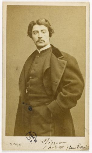 James Tissot de Etienne Carjat en el Museo Carnavalet de Historia de Paris (1865)
