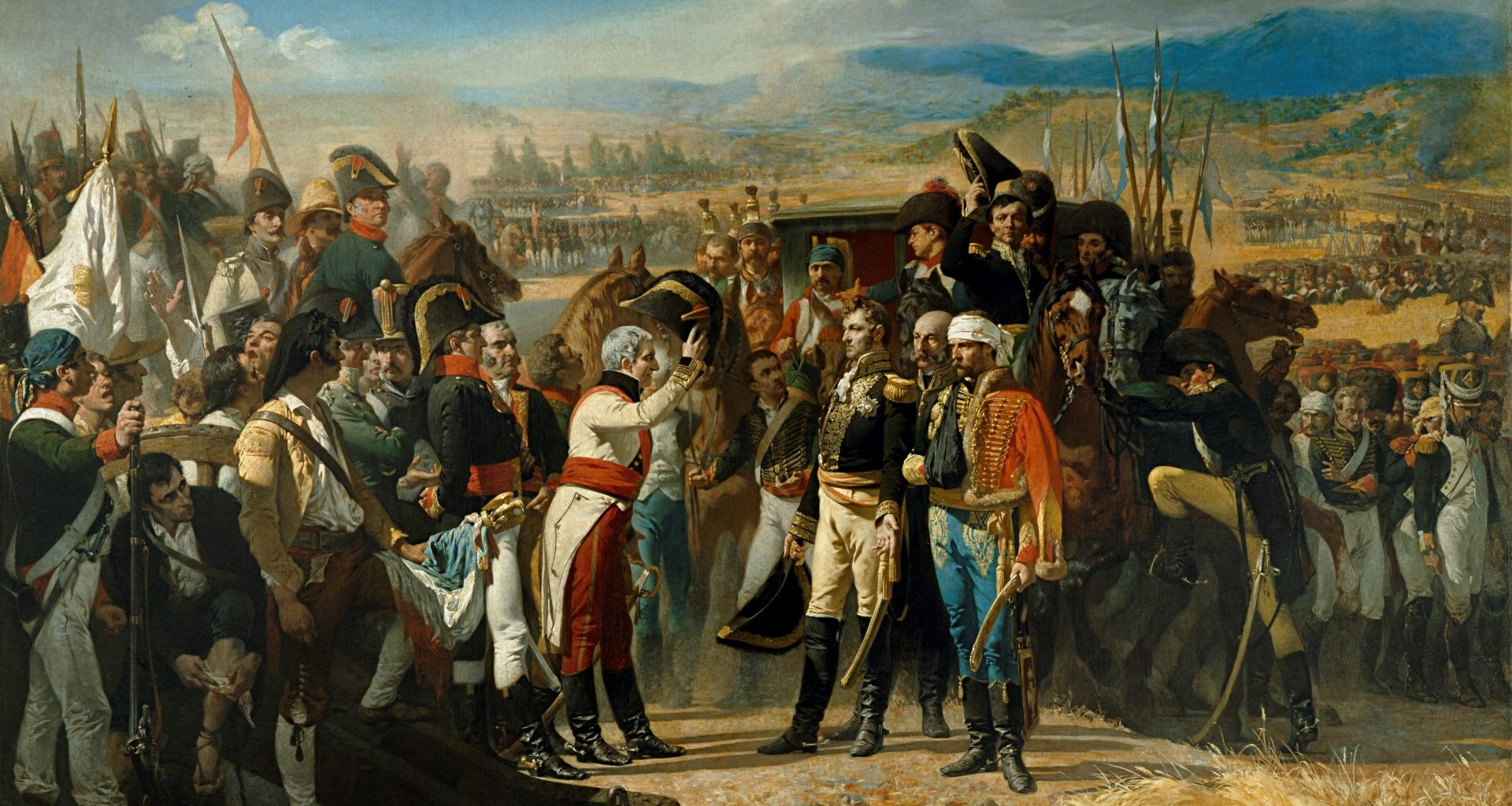La Rendición de Bailén de José Casado del Alisal. 1864. Museo del Prado